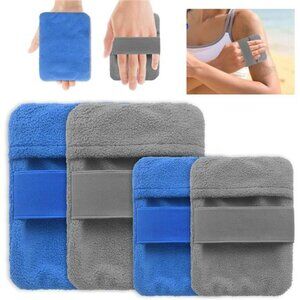 4Packs Sand Remover for Beach for Adults & Kids-2Gray+2Blue-Talc-Free Sand